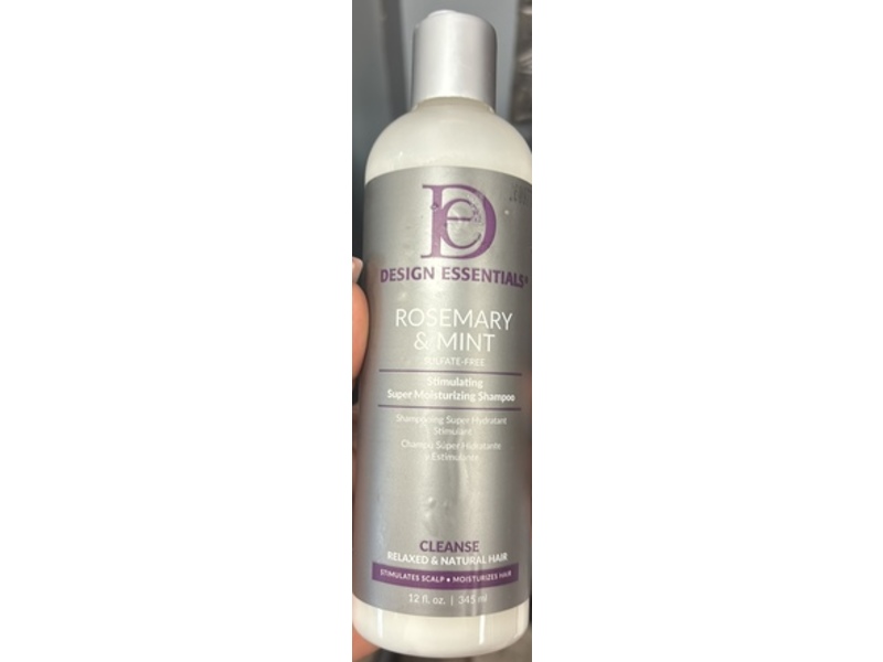 Design Essentials Stimulating Super Moisturizing Shampoo, Rosemary & mint, 12 fl oz/345 mL