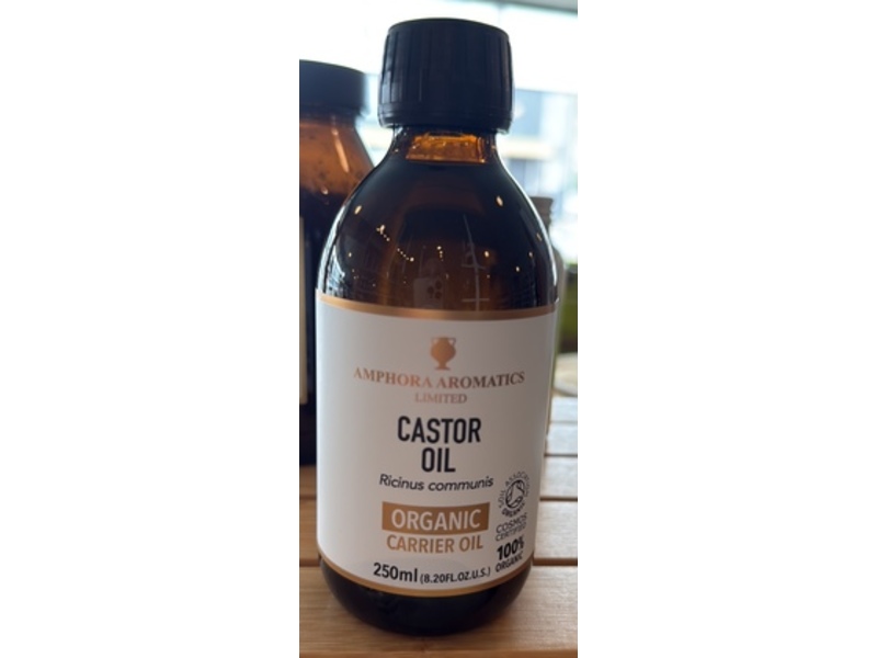Amphora Aromatics Limited Organic Castor Carrier Oil, 8.20 fl oz/250 mL