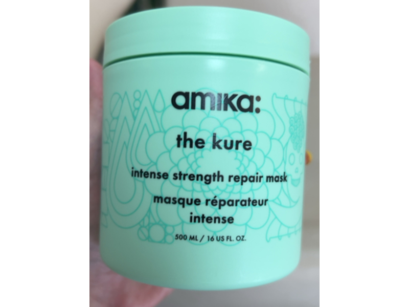 Amika The Kure Intense Strength Repair Hair Mask​, 16 fl oz/500 mL