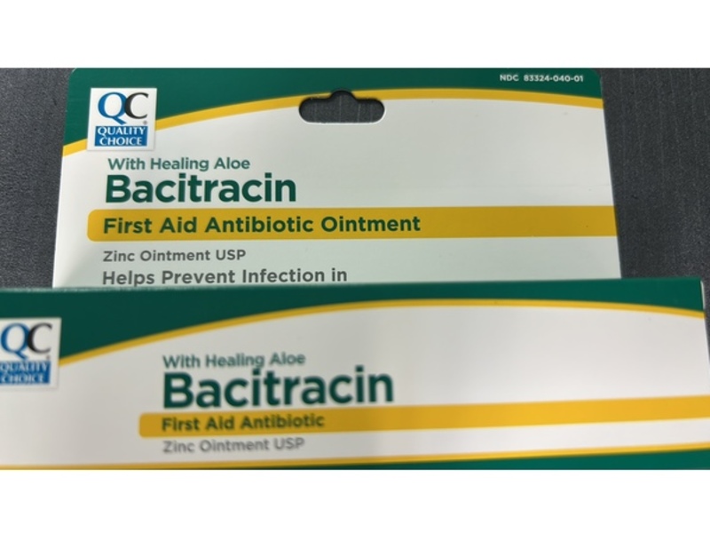Quality Choice First Aid Antibiotic Ointment, Bacitracin, 1 oz/28.3 g