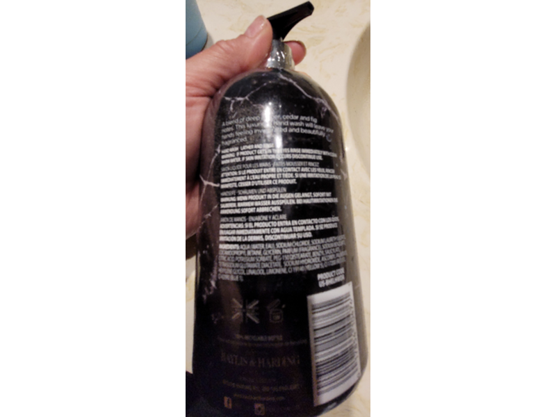 Baylis & Harding Luxury Hand Wash, Dark Amber & Fig, 16.9 fl oz/500 mL, Pack Of 3