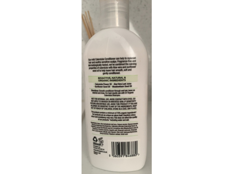 Dr Organic Conditioner, Calendula, 265 mL