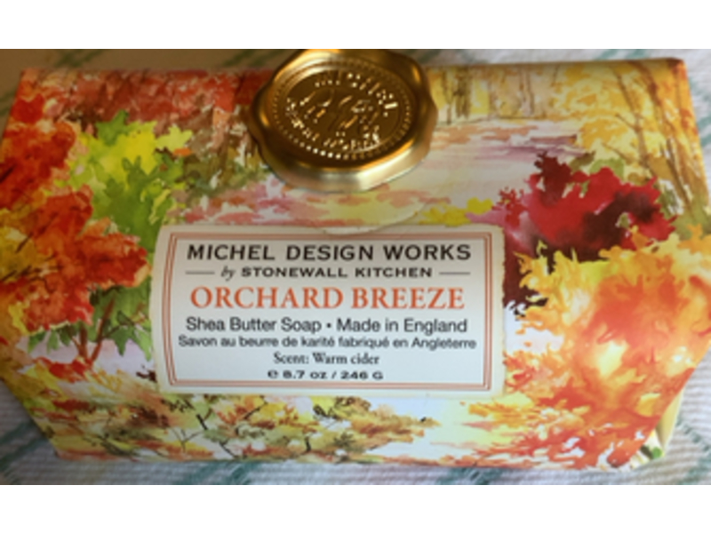 Stonewall Kitchen Michel Design Works Shea Butter Soap, Orchard Breeze, 8.7 oz/246 g