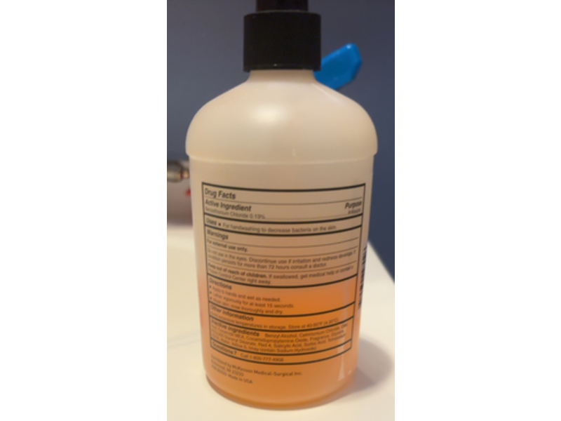 Mckesson Antibacterial Soap, Clean, 18 fl oz/532 mL