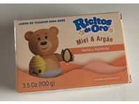 Ricitos de Oro Baby Soap, Honey Bee & Argan, 3.5 oz/100 g, Pack Of 6 - Image 4