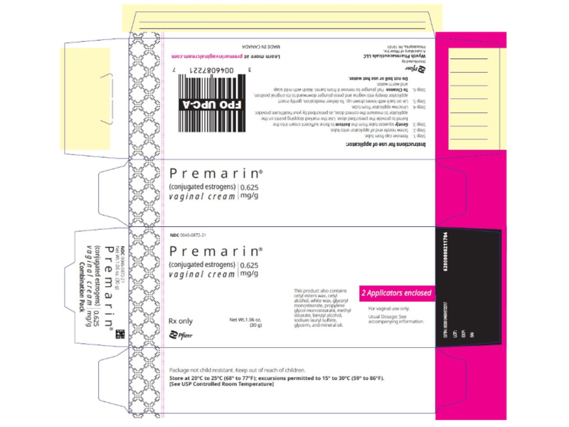 Premarin Vaginal Cream, 30 g, Wyeth Consumer Healthcare (RX)