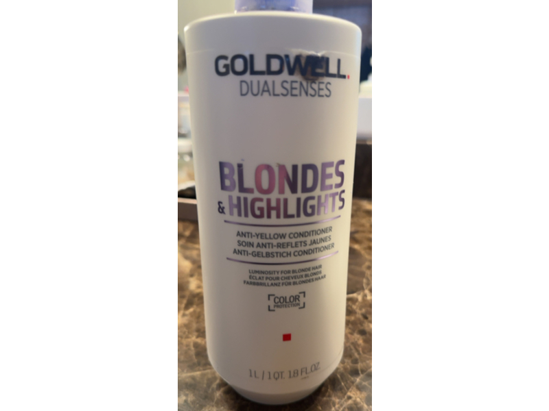 Goldwell Dualsenses Blondes & Highlights Conditioner, 1.8 fl oz/ 1L