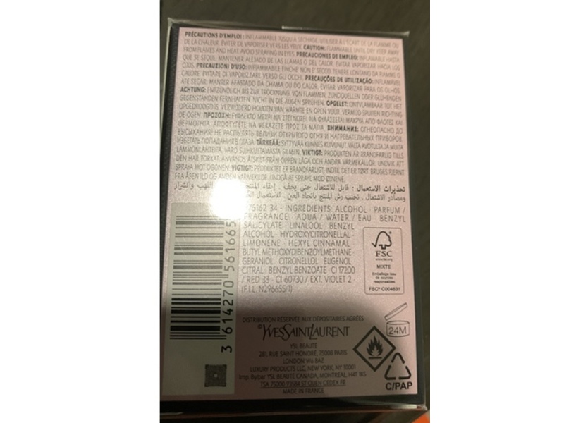 Mon Paris by Yves Saint Laurent Eau De Parfum, 1 fl oz/30 mL