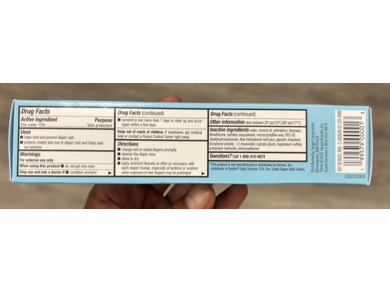 up&up Creamy Diaper Rash Ointment, 13% Zinc Oxide, 4 oz/113 g