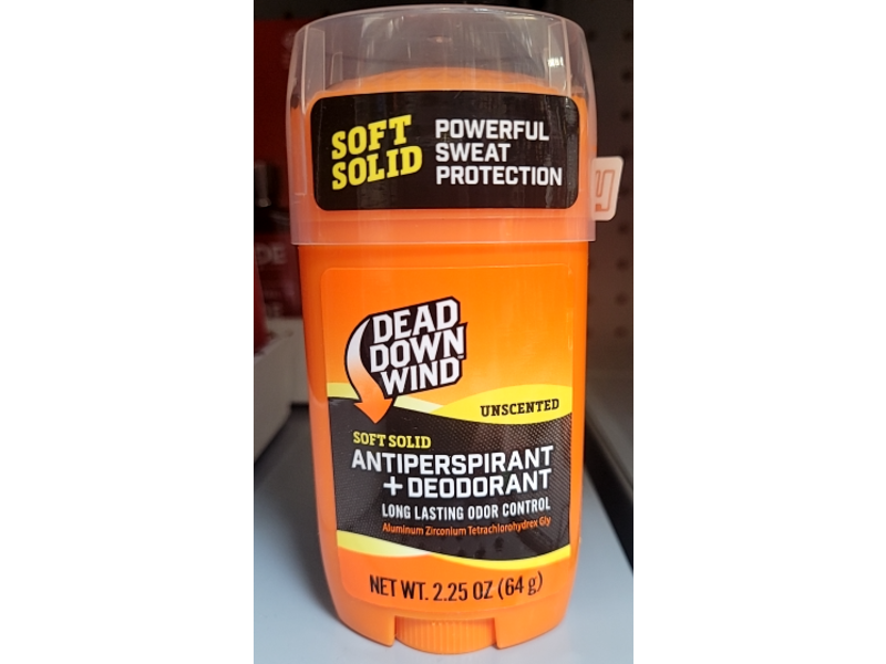Dead Down Wind Soft Solid Antiperspirant + Deodorant, 2.25 oz/64 g