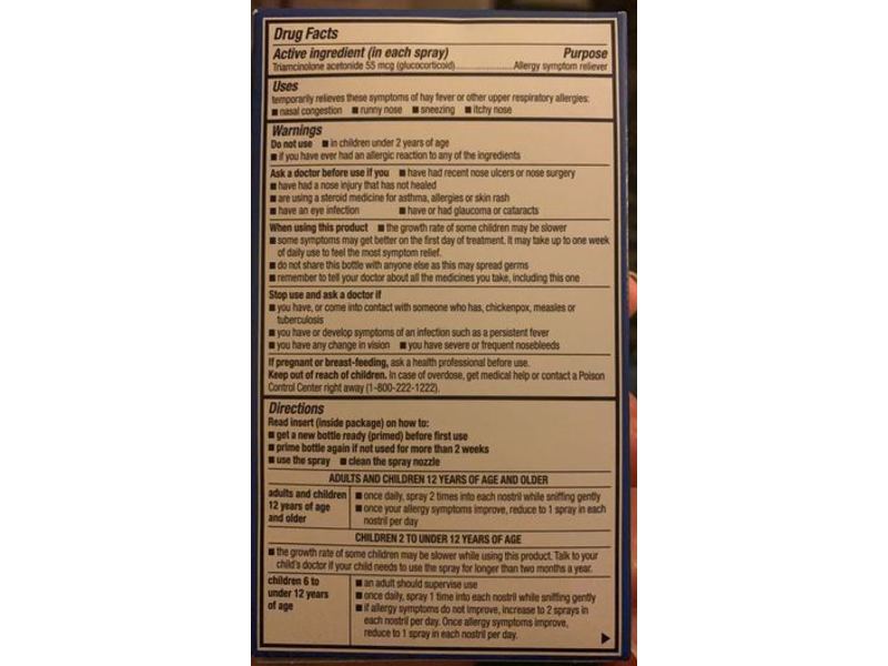 CVS Health Original Multi-Symptom Nasal Allergy Spray, 0.37 fl oz/10.8 mL