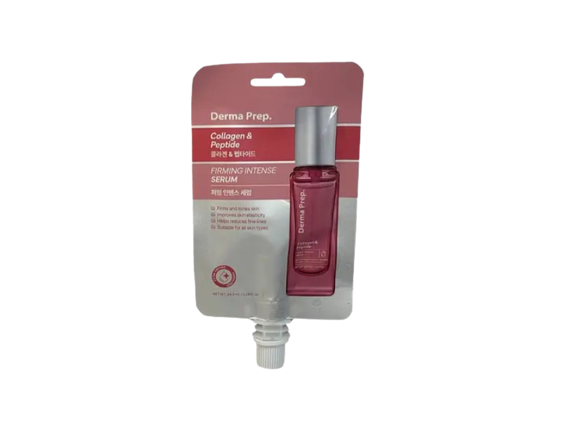Derma Prep Firming Intense Serum, Collagen & Peptide, 1.18 fl oz/34.9 mL