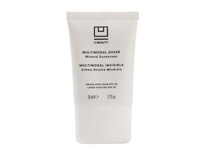 U Beauty Multimodal Sheer Mineral Sunscreen, SPF 25, 1.7 fl oz/50 mL