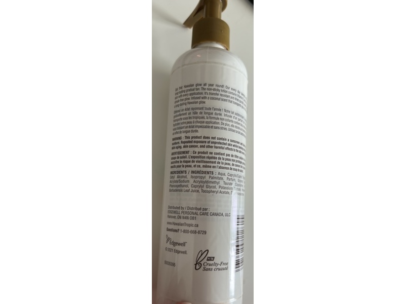 Hawaiian Tropic Aloha Glow Sunless Self Tanning Milk, 290 mL