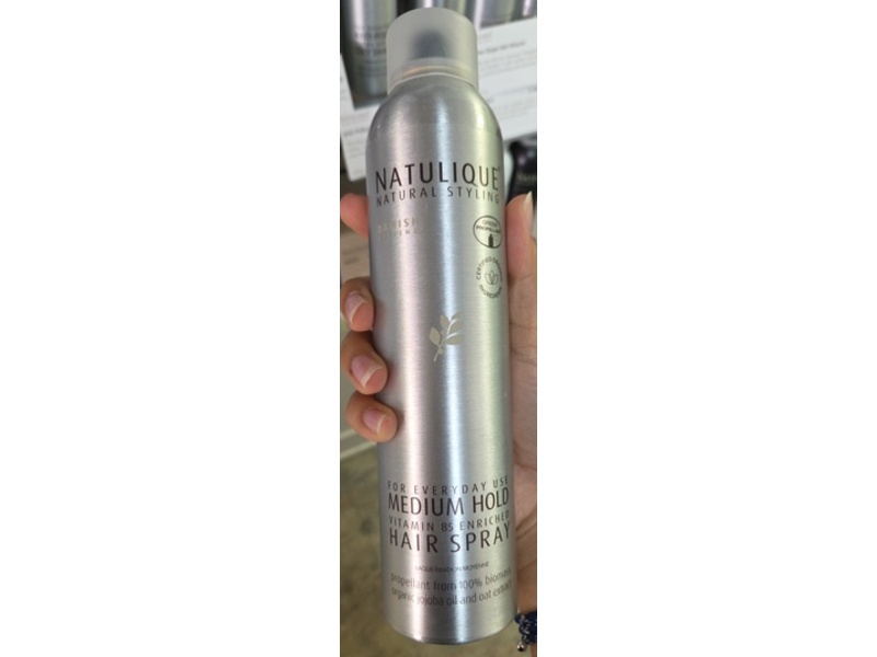 Natulique Natural Styling Vitamin B5 Enriched Hair Spray, Medium Hold, 300 mL
