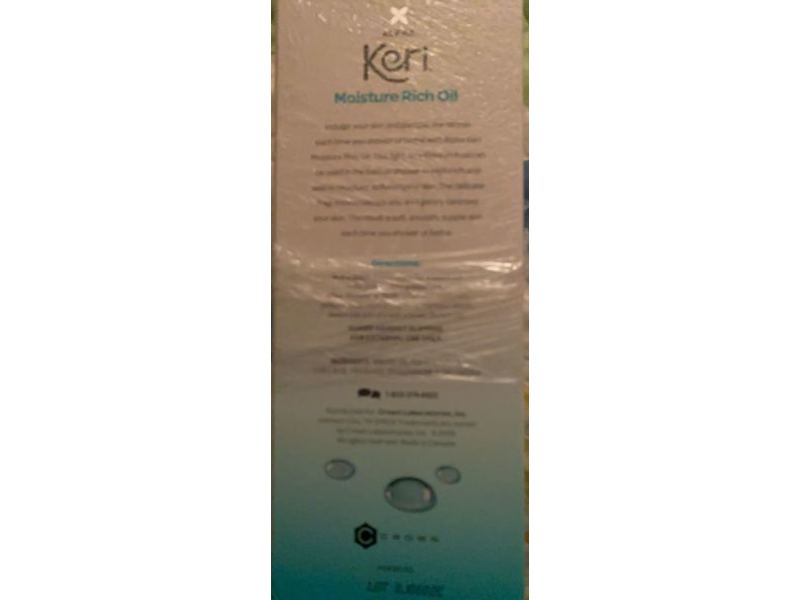 Keri Shower & Bath Moisture Rich Oil, 16 fl oz/473 mL