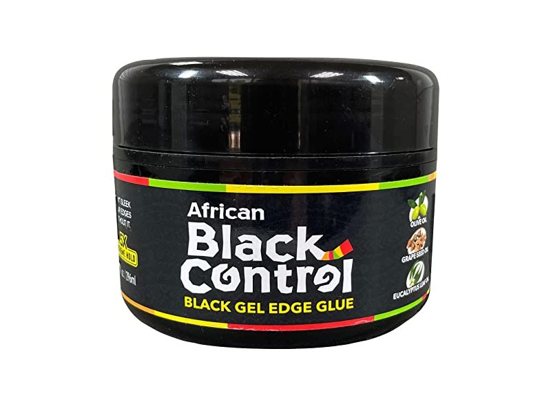 African Black Control Black Gel Edge Glue, 10 fl oz