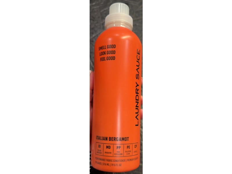 Laundry Sauce Laundry Fabric Softener, Italian Bergamot, 19.5 fl oz/576 mL