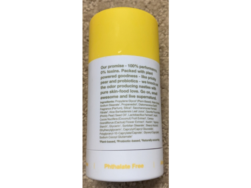 Hume Supernatural Natural Deodorant, Coconut Coast, 2 oz/59 mL