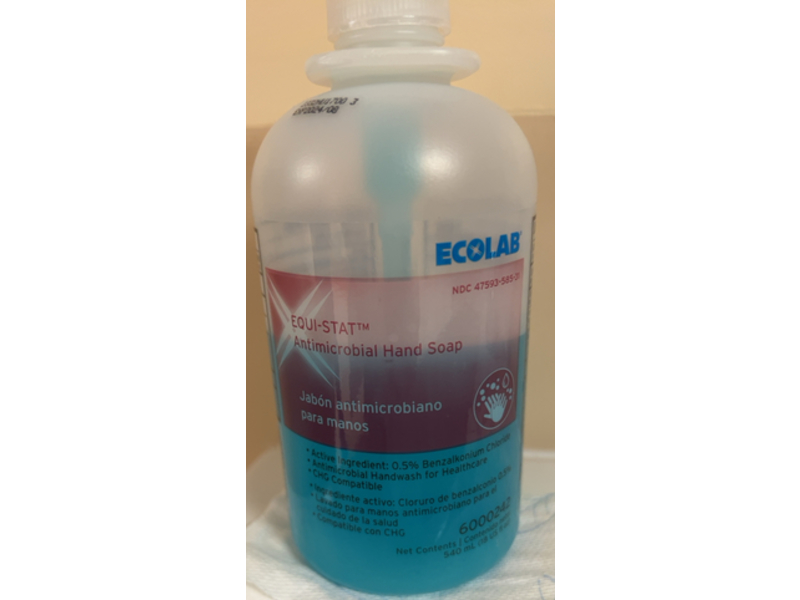 Ecolab Antimicrobial Hand Soap, 18 fl oz/540 mL