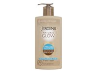 Jergens Natural Glow Hydra Gel Face & Body Moisturizer, Medium To Deep, Hyaluronic Acid, 8.3 fl oz/245 mL - thumbnail 1