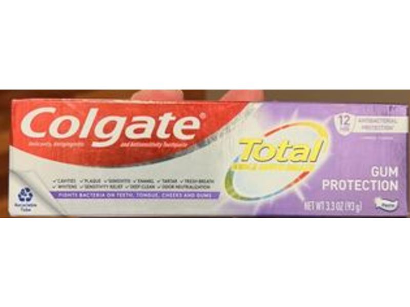 Colgate Total Gum Protection Toothpaste, 3.3 oz/93 g