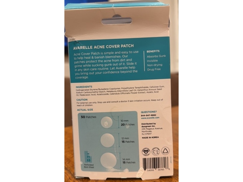 Avarelle Acne Cover Patch, 50 Count