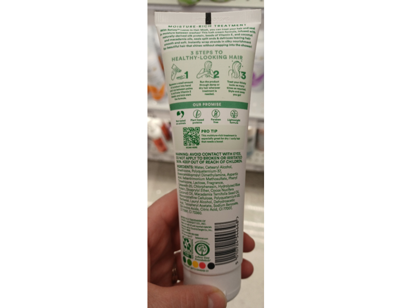 Batiste Leave-In Hair Mask, Smooth Seals Splits Ends, 4.3 oz/122 g