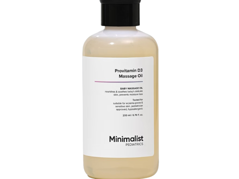 Minimalist Pediatrics Massage Oil, Provitamin D3, 6.76 fl oz/200 mL