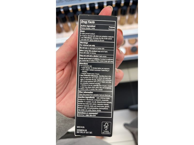 BareMinerals Original Liquid Mineral Foundation, Golden Fair 04, SPF 20, 1 fl oz/30 mL