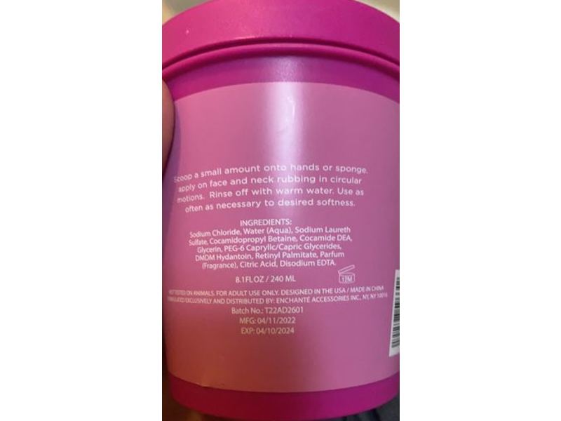 Body Prescription Retinol Exfoliate + Renew Facial Scrub, Brightens & Smooths, 8.1 fl oz/240 mL