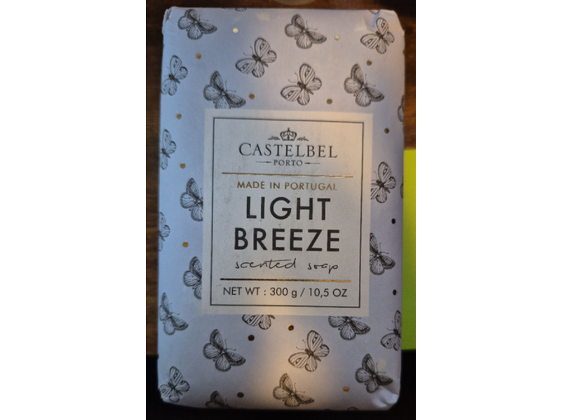 Castelbel Porto Bar Soap, Light Breeze, 10.5 oz/300 g
