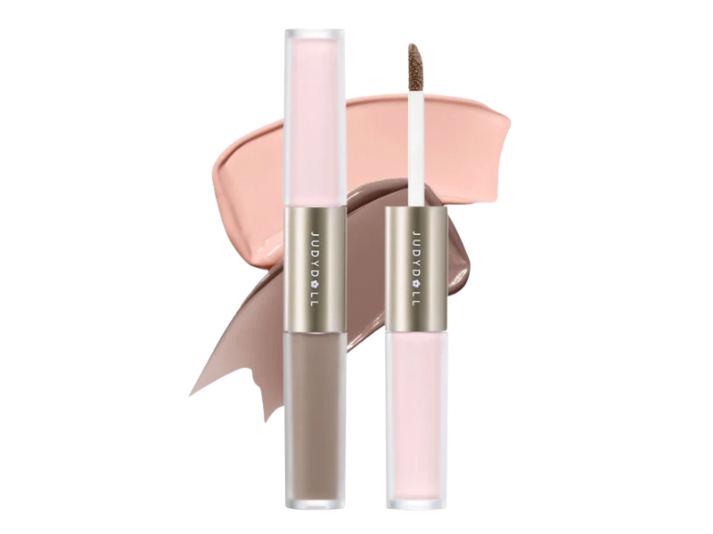 Judydoll Liquid Contour & Under Eye Brightening Duo, #04 Medium With Neutral Undertones, 0.17 oz/4.8 g
