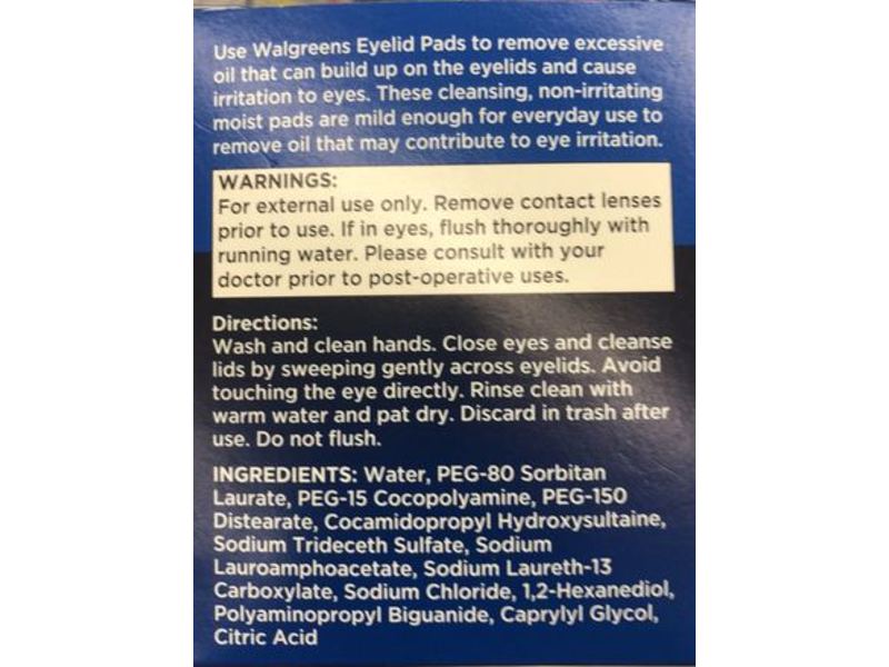 Walgreens Eyelid Pads , 30 Count