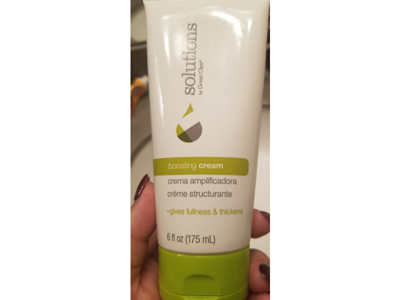 Solutions By Great Clips Boosting Cream, 6 fl oz/175 mL