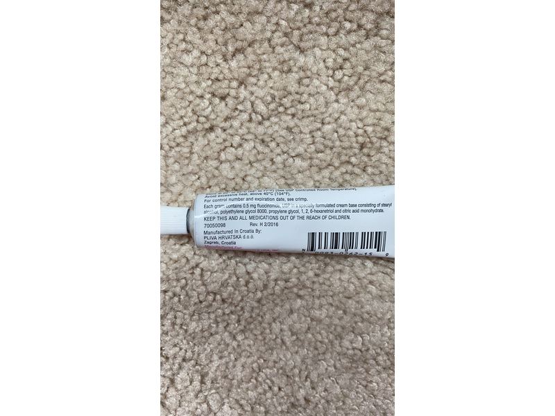 Fluocinonide Cream USP 0.05% 15g, Teva Pharmaceuticals USA (RX)