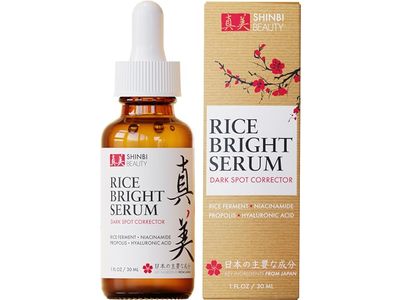 Shinbi Beauty Rice Bright Serum, Dark Sport Corrector, 1 fl oz/30 mL