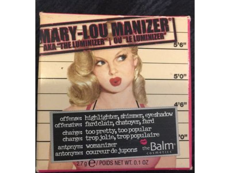 theBalm Mary-Lou Manizer Highlighter, Shadow & Shimmer, 0.1 oz/2.7 g