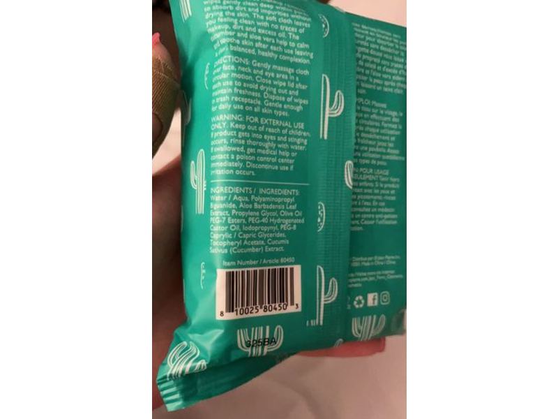 Skip The Spa Facial Wipes, Fragrance Free, 25 Count