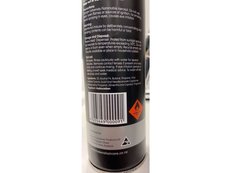 Helena Professional Super Hold Hair spray, 400 g