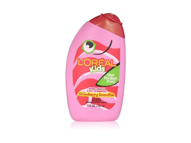 L'Oreal Paris Kids Extra Gentle 2-In-1 Shampoo, Strawberry Smoothie, 9 fl oz//265 mL