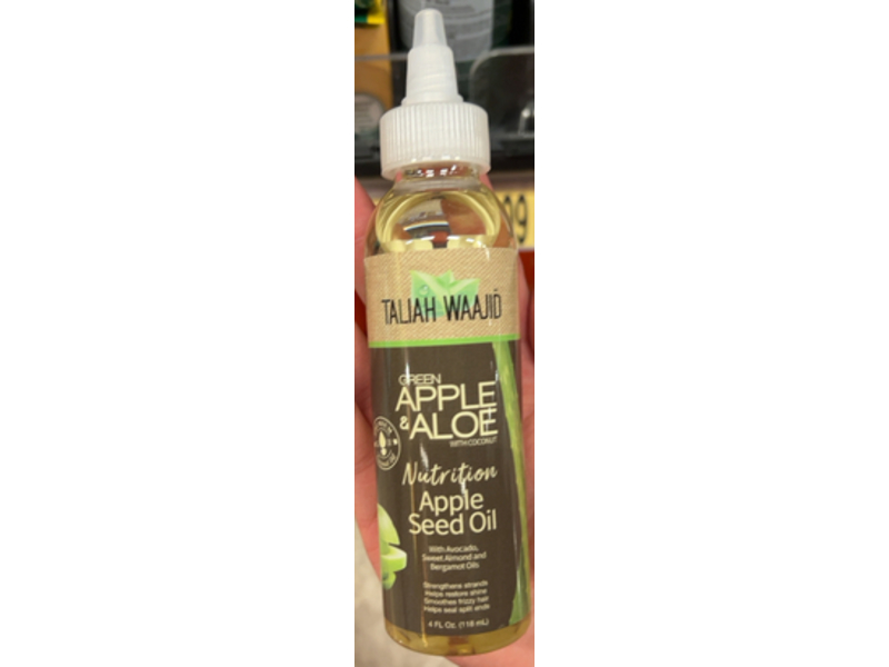 Taliah Waajid Nutrition Apple Seed Oil Green Apple & Aloe, 4 fl oz/118 mL