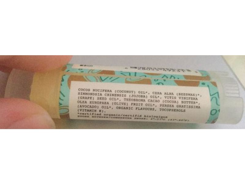 Crate 61 Organic Lip Balm, Coconut, 4 g