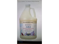 Ginger Lily Farms Botanicals 3-In-1 Shampoo, Conditioner & Body Wash, Fragrance-Free, 128 fl oz/3.78 L - thumbnail 2