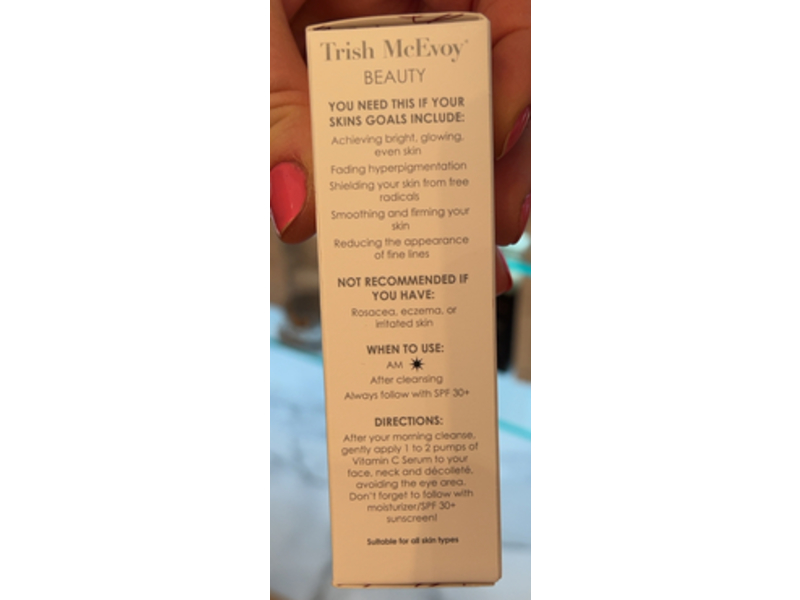 Trish McEvoy Even Skin Vitamin C Serum, 1 fl oz/30 mL