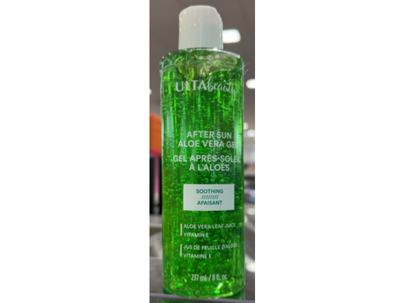 Ulta Beauty After Sun Aloe Vera Gel, Vitamin E, 8 fl oz/237 mL