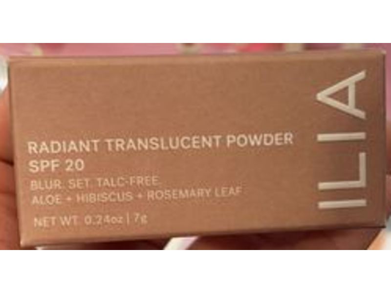 Ilia Radiant Translucent Powder, SPF 20, 0.24 oz/7 g