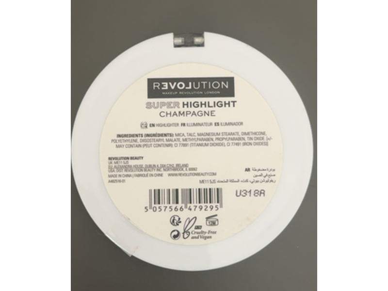 Revolution Super Highlighter, Champagne, 0.2 oz/6 g