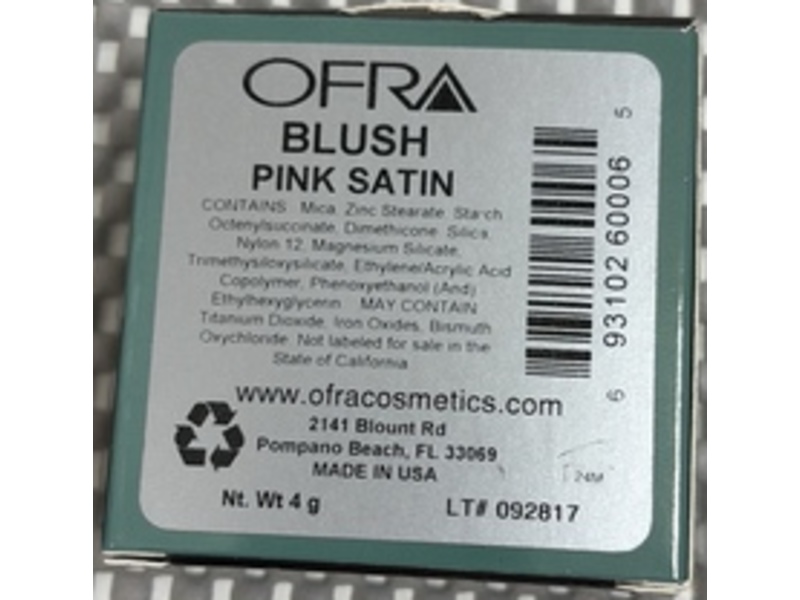 Ofra Blush, Pink Satin, 4 g