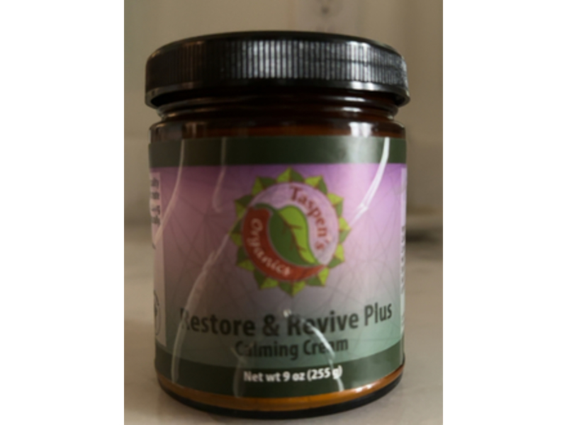 Taspen's Organics Restore & Revive Plus Calming Cream, 9 oz/255 g